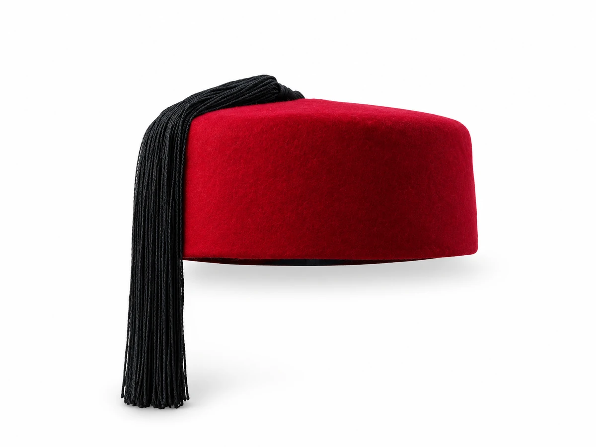 Traditional felt cap in Tunisian traditional dress