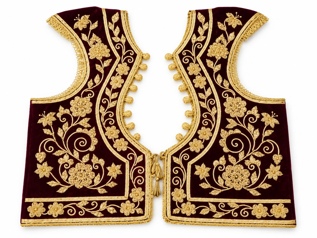 Traditional waistcoat in Tunisian traditional dress